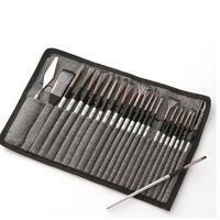 Без бренда «Коробка 50 шт.: Набор кистей для рисования в чехле, премиум набор (23 нейлоновых кисти, 1 мастихин)» в Волжском