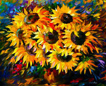 Без бренда «Собранный букет подсолнухов» в Волжском