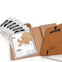 Без бренда «Скретч-карта мира стирающаяся. Карта путешествий» в Волжском