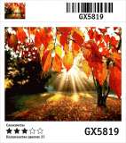 Картина по номерам 40x50 Осенний рассвет