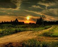 Без бренда «Проселочная дорога на закате» в Волжском