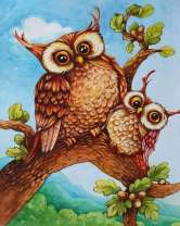 Без бренда «Совёнок с совой на ветке» в Волжском