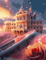 Без бренда «Сказочный дворец в окружении роз» в Волжском в интернет-магазине Без бренда «Сказочный дворец в окружении роз» в Волжском