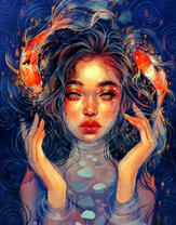 Без бренда «Девушка и карпы кои» в Волжском