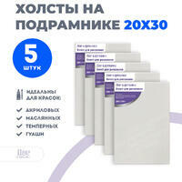 Без бренда «Набор 5 шт. холст Две картинки на подрамнике 20X30» в Волжском