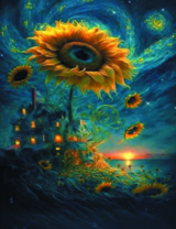 Без бренда «Фэнтези сюжет с подсолнухом» в Волжском