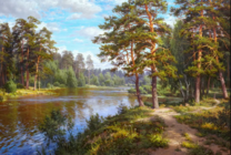 Без бренда «Хвойный лес и река» в Волжском в интернет-магазине  Без бренда «Хвойный лес и река» в Волжском