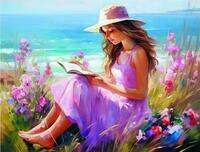 Без бренда «Девочка читает на берегу» в Волжском в интернет-магазине  Без бренда «Девочка читает на берегу» в Волжском